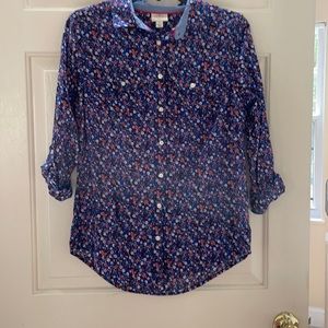 St John’s Bay Floral Button Down Shirt